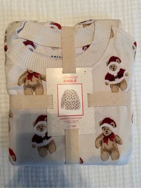NWT AE Christmas Bear PJ’s